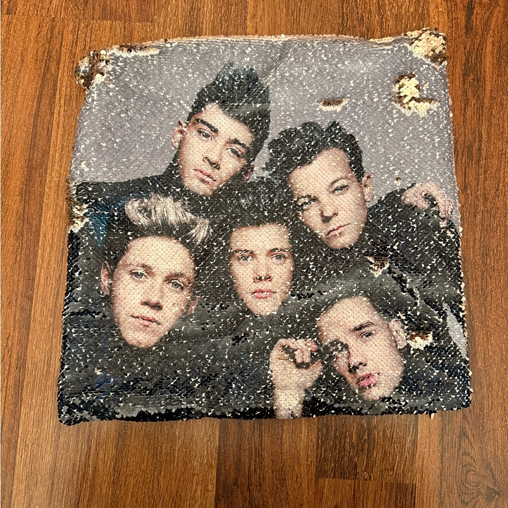Sequin Pillow One direction